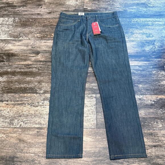 Levis 511 Jeans Mens 31x30 Blue Denim Slim Fit Stretch 2-Way Comfort Mid‎ Rise - Picture 2 of 11